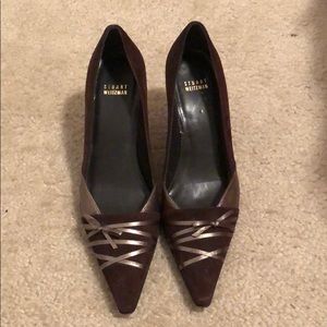 Stuart Weitzman suede pumps